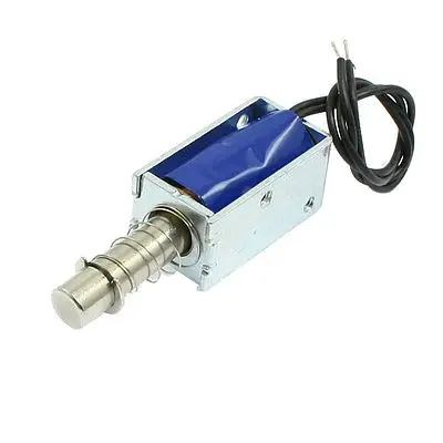 Линейный движение открытая рамка тянуть тип соленоида DC 12V 0.57A 6 мм 52gf XWJ |