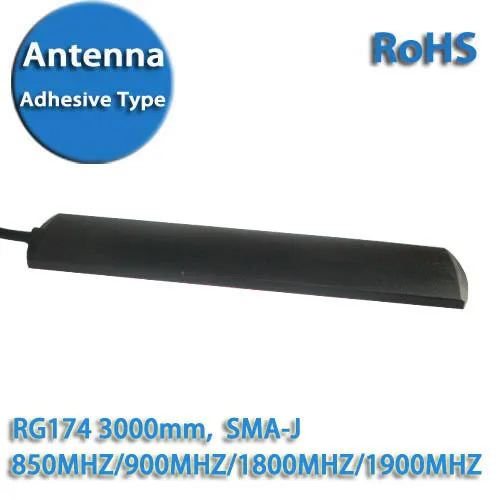 Бесплатная доставка GSM GPRS 3G автомобильная антенна патч-Антенна RG174 SMA клейкий Тип