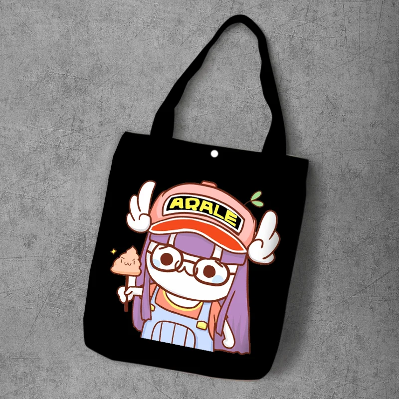 IVYYE Arale модный холщовый рюкзак для покупок с аниме девушек повседневный