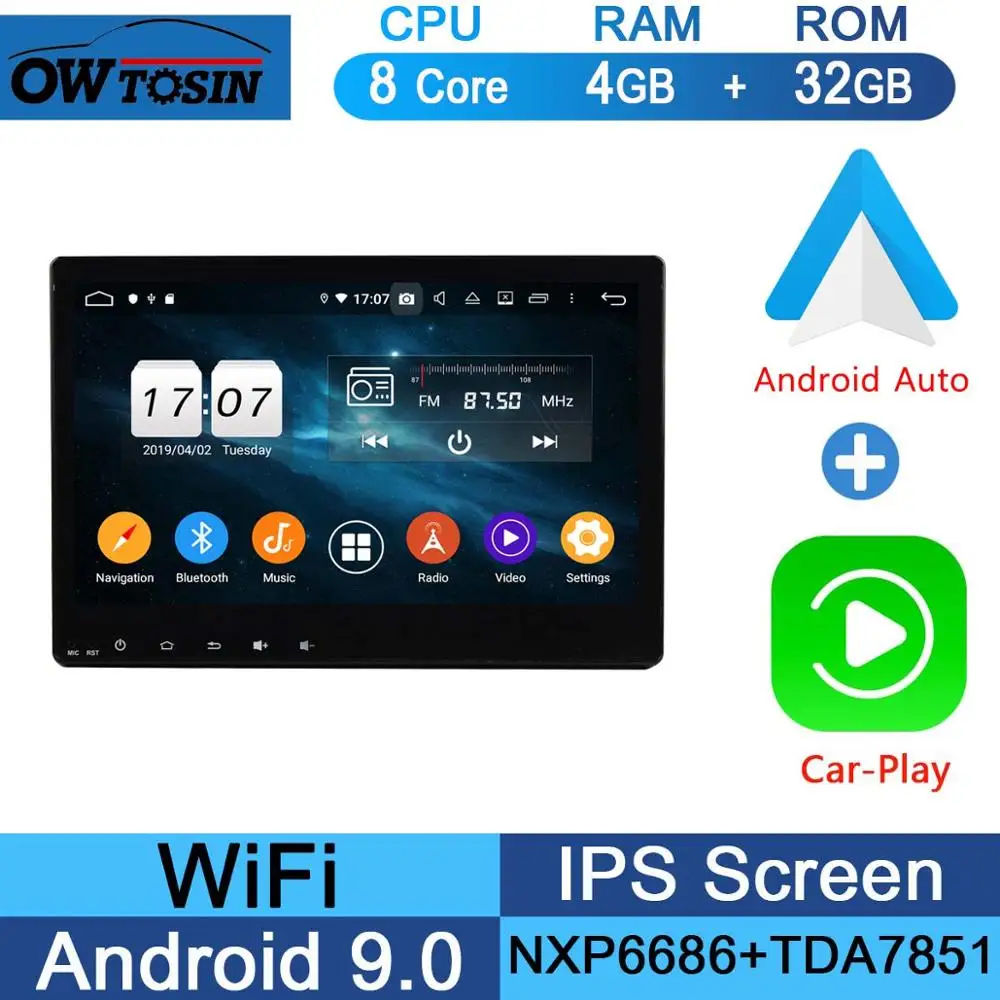 10," ips Android 9,0 8 Core 4G+ 64G Автомобильный dvd-радиоплеер gps для Honda Vezel HR-V вариабельности сердечного ритма XR-V DSP CarPlay - Цвет: 32G CarPlay Android