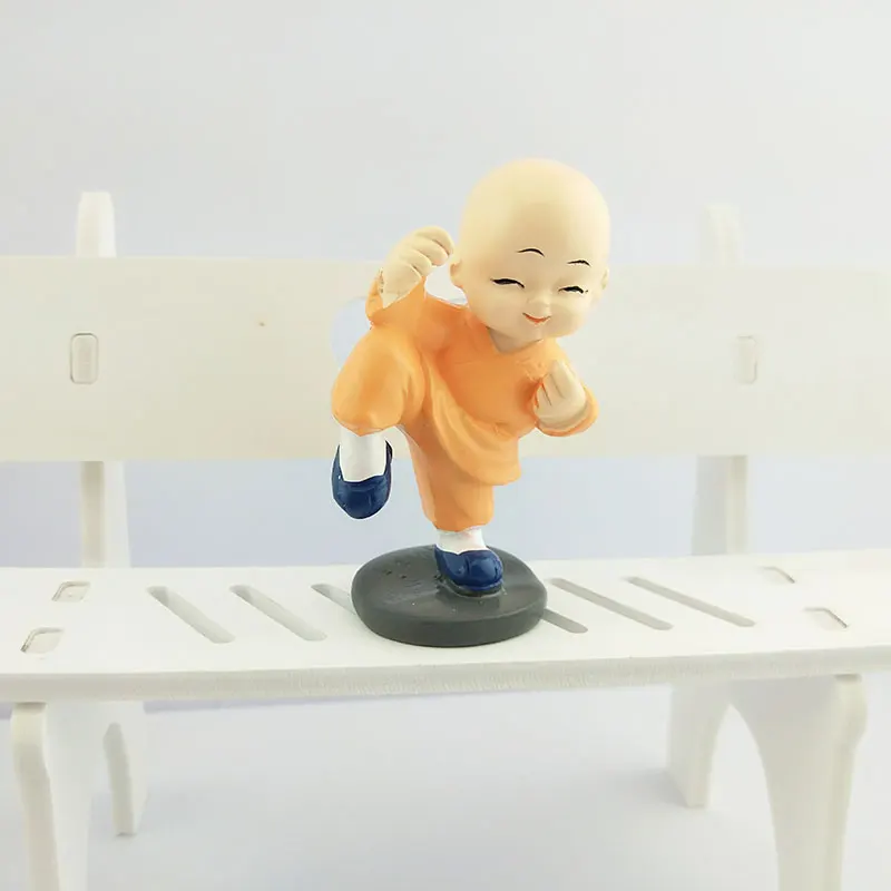 ERMAKOVA 8 видов стилей Resin Little Monk фигурка кунг-фу Шаолинь статуя монаха Будды Декор