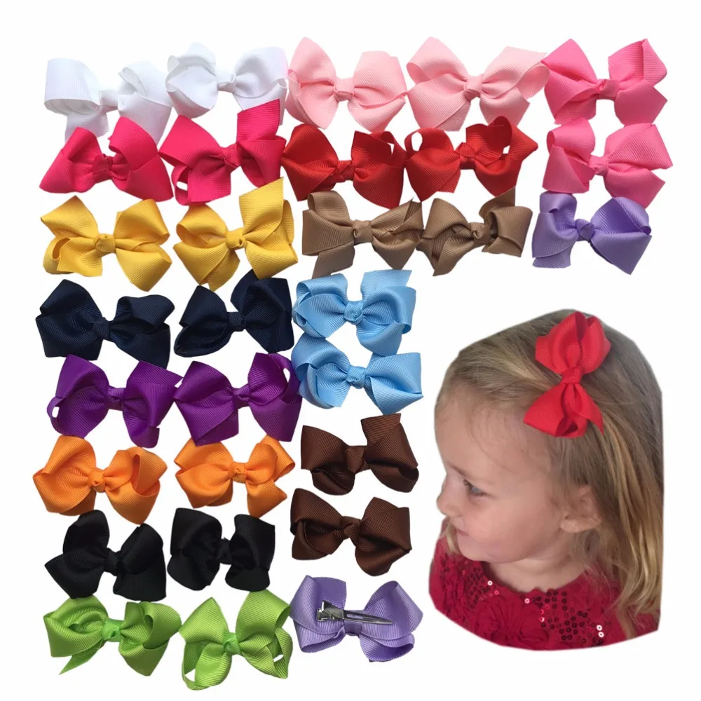 Детские для девочек 3 дюйма корсажная лента бутиковый бант маленькие острые