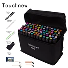 TOUCHFIVE Маркеры Ручка 6080168 цвета художественный двойной кончик Эскиз Маркер Набор для рисования Профессиональный манга комикс граффити маркеры