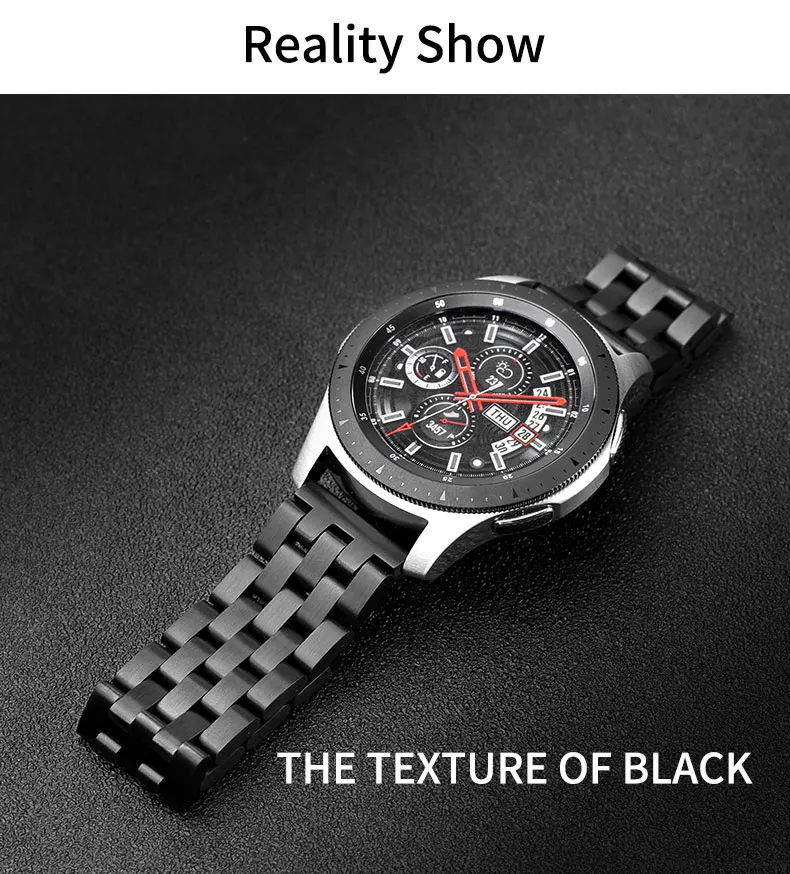 20 мм 22 мм ремешок для часов из нержавеющей стали для samsung gear S4 S3 S2 для samsung galaxy Watch 42/46 мм Быстрый выпуск