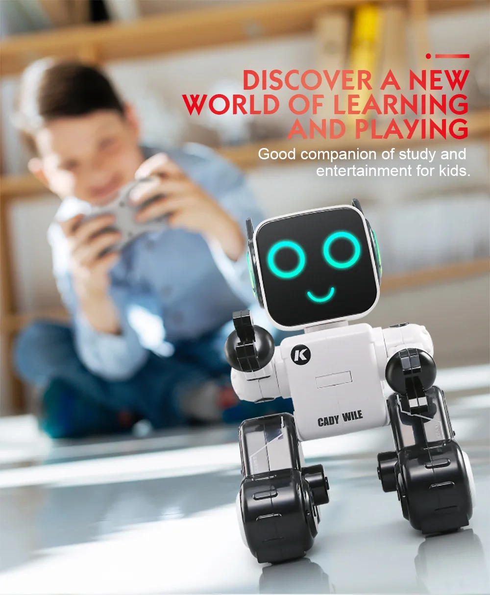 JJRC R4 CADY WILE 2,4G Интеллектуальный робот с дистанционным управлением RC робот игрушка монета банк подарок для детей