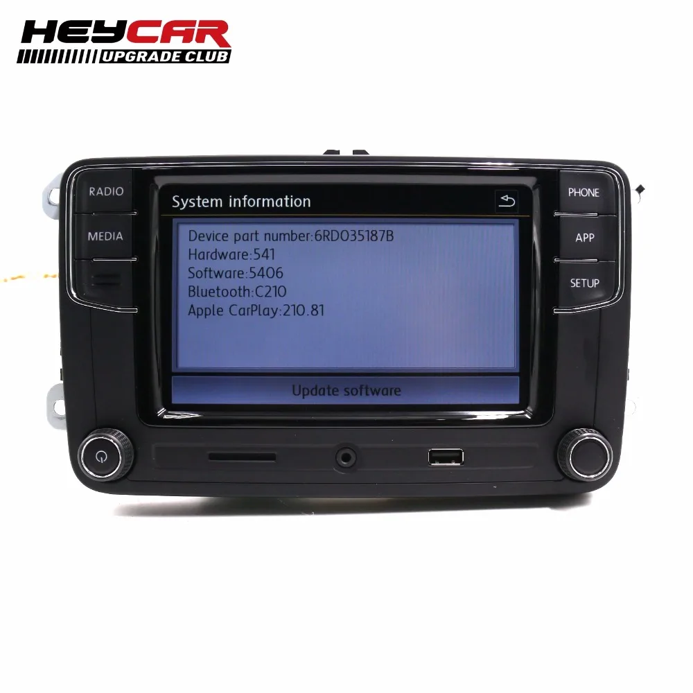 Радиоприемник Noname Carplay RCD330 330G Plus 6 5 &quotMIB для VW Golf Jetta CC Tiguan Passat Polo 6RD 035 187 B 187B 6RD035187B|mib