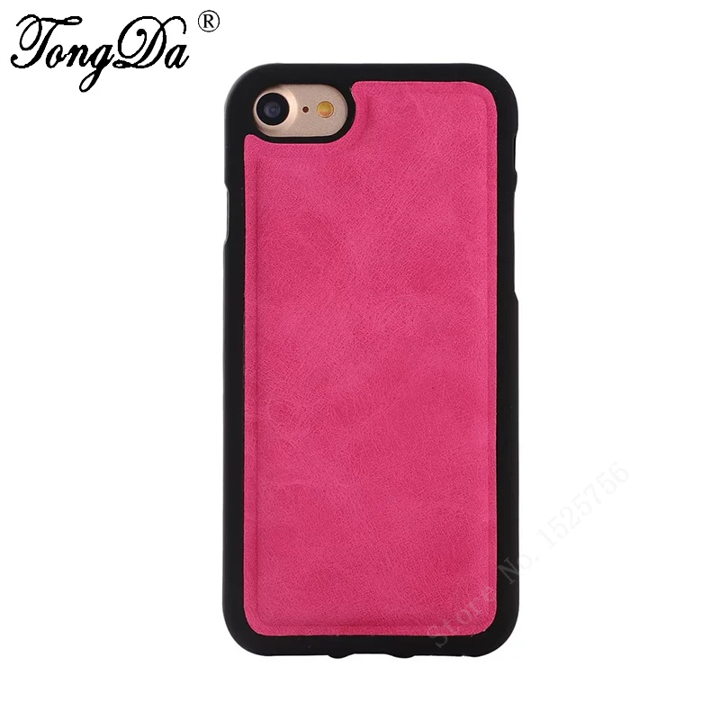 Detachable Case Cover Wallet Mutifunction Hand Bags Card Slot Leather For Apple iPhone 7 Plus |