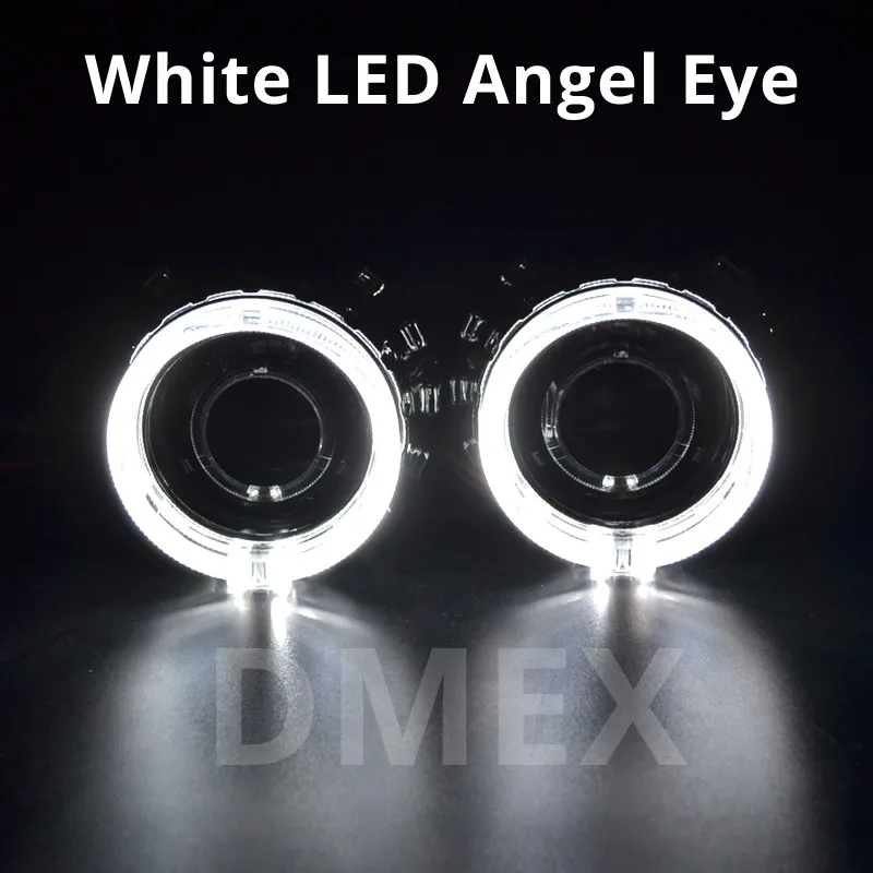 DMEX автомобильный Стайлинг 2 шт. HID проектор Объектив Мини HID Биксенон H1 проектор фары объектив подходит для H4 H7 фар автомобиля дом