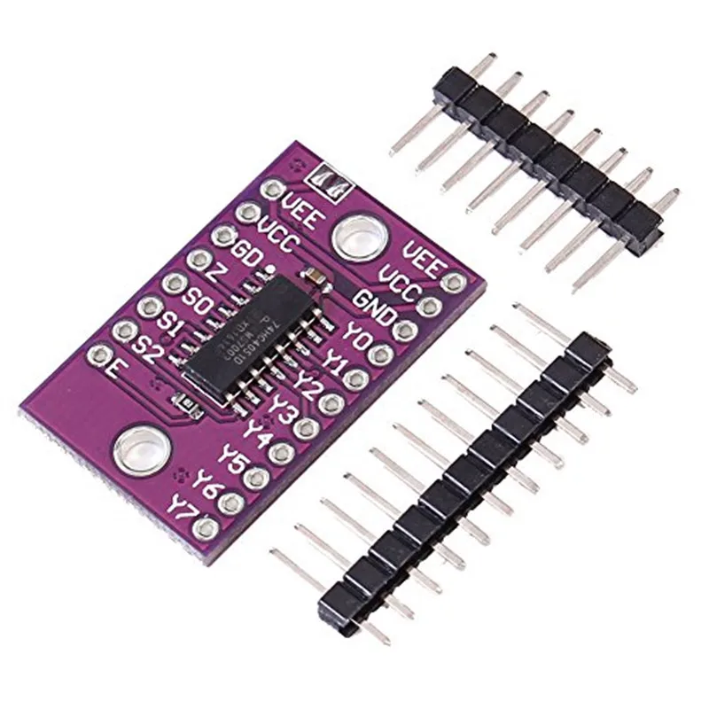 CJMCU 4051 74HC4051 8 канальный Mux аналоговый мультиплексор Селекторный модуль для
