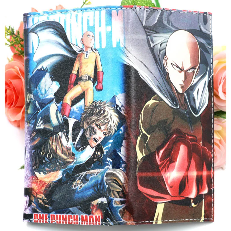ONE PUNCH-MAN Аниме Хеллсинг Алукард Длинный кошелек из синтетической кожи с внутренним карманом на молнии - Цвет: ONE PUNCH-MAN