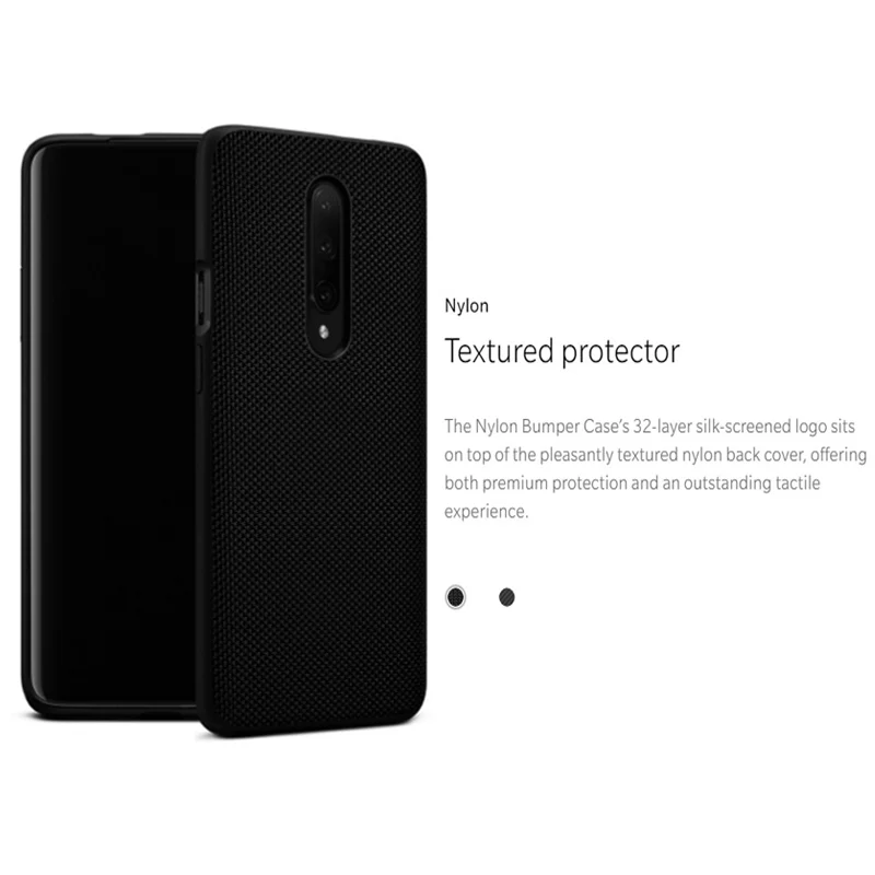 Для Oneplus 7 Pro Чехол для защитная задняя крышка нейлоновый бампер песчаник чехол One
