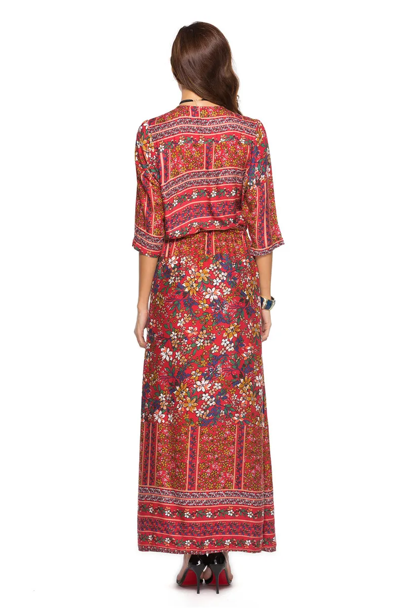 Boho длинное пляжное платье, летнее женское платье-туника на пуговицах, платье с разрезом спереди, купальный костюм, накидка, купальник, юбка, халат De Plage A52