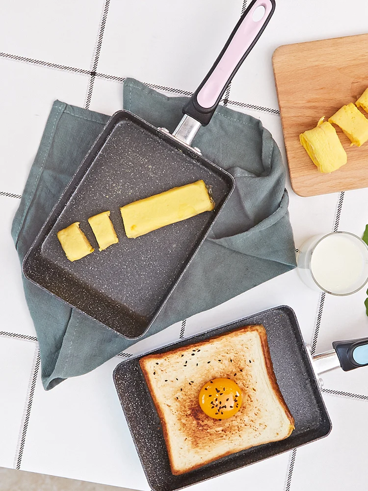 Японский стиль Tamagoyaki антипригарная тысяча многослойный для яиц рулон мини