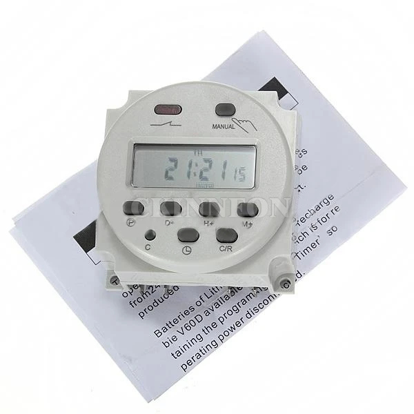 DHL 20 шт. CN101A AC 12v 24v 110 v 220V 16A цифровой таймер программируемый на неделю электронный