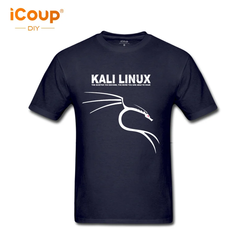 2018 iCoup Мужская Kali Linux мультфильм хлопок Высокое качество Повседневная