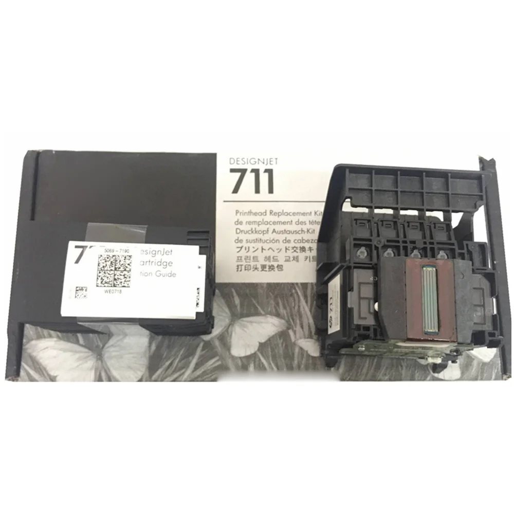 711 печатающая головка Печатающая головка для HP T520 T120 принтер с 1 комплект чернильный картридж