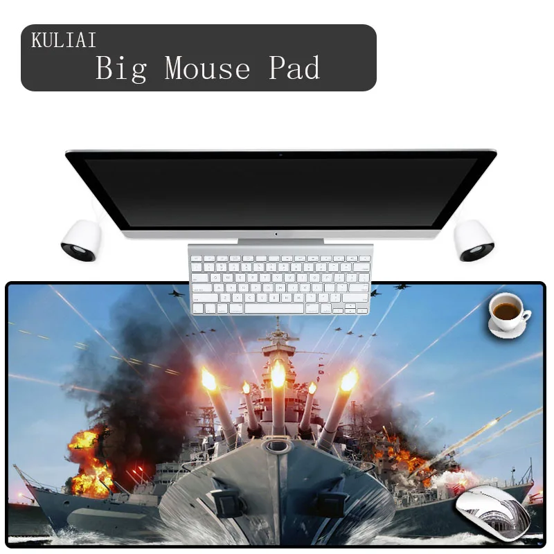 XGZ World of Warship коврик для мыши большой игровой ПК клавиатура геймер Настольный