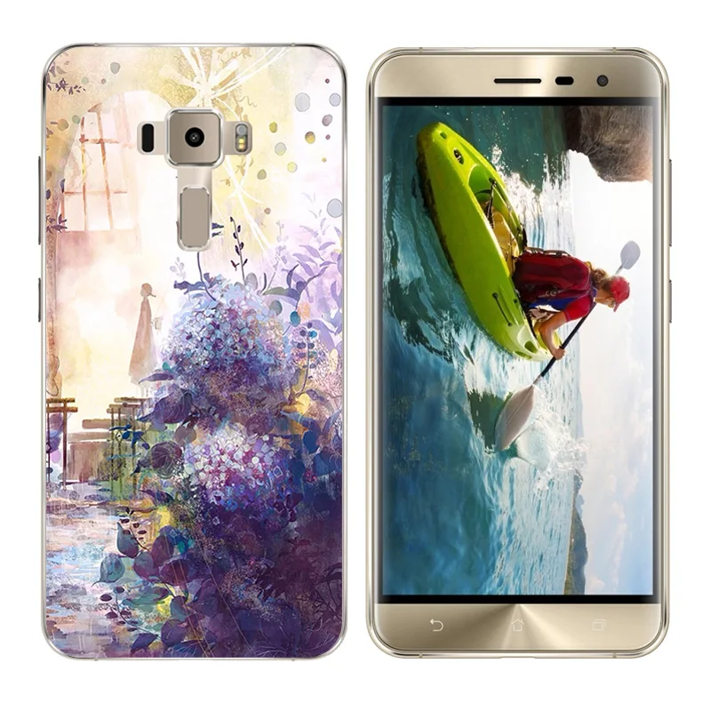 Чехол для Asus Zenfone 3 ZE520KL чехол 5 2 дюйма задняя крышка Botanic Чехлы телефона с принтом