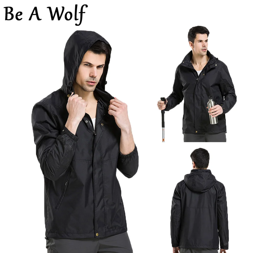 Ветровка мужская с мягкой оболочкой ветровка для походов и отдыха на открытом
