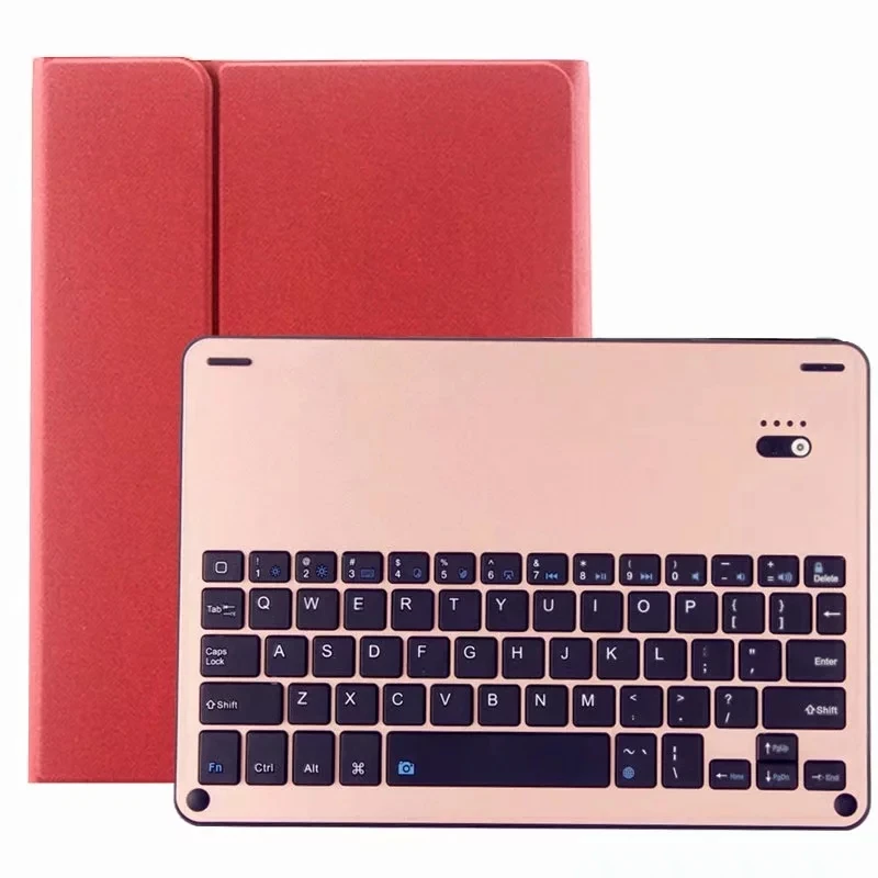 red Для iPad pro 10,5 клавиатура ультра-тонкий металлический Bluetooth клавиатура Стенд флип чехол для Pad pro 10,5 планшет Funda ручка держатель - Цвет: red