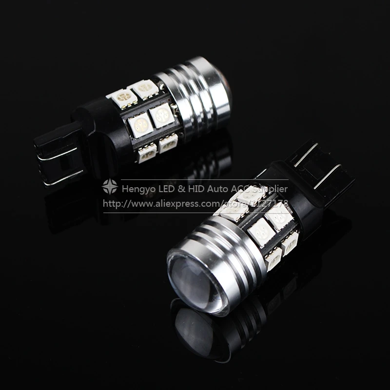 Отличный 7443 Ultrabright Switchback автомобильный светильник 12SMD 5050 светодиодный + R5 5 Вт