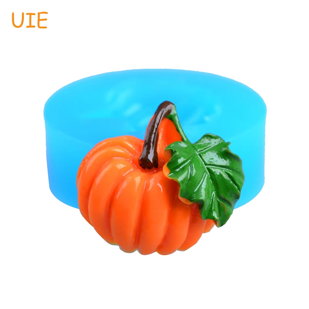 VYL010U Mini Pumpkin Flexible Silicone Mold Kawaii Miniat Sweets Kitsch Jewelry Charms (Clay Wax Epoxy Paste) | Дом и сад