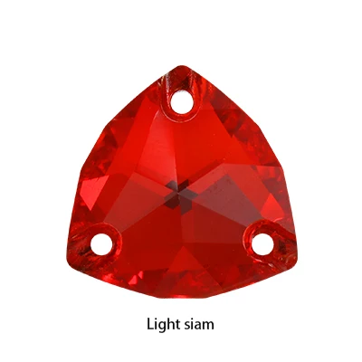 Light siam Хрустальные элементы, пуговицы, украшения, пришивные стразы, сделай сам, цветные камни для платья, астральные розовые стразы из толстого стекла - Цвет: Light siam