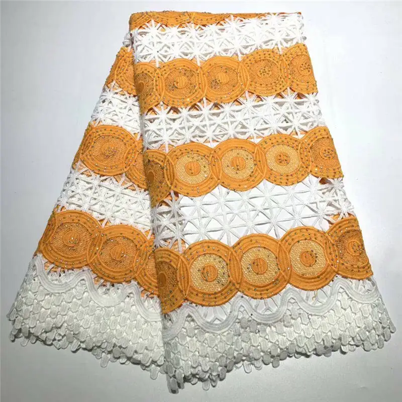 2019 High Quality Nigerian Lace Fabrics Latest Beaded Mesh African Fabric Bride Guipure French Net LM5474 | Дом и сад