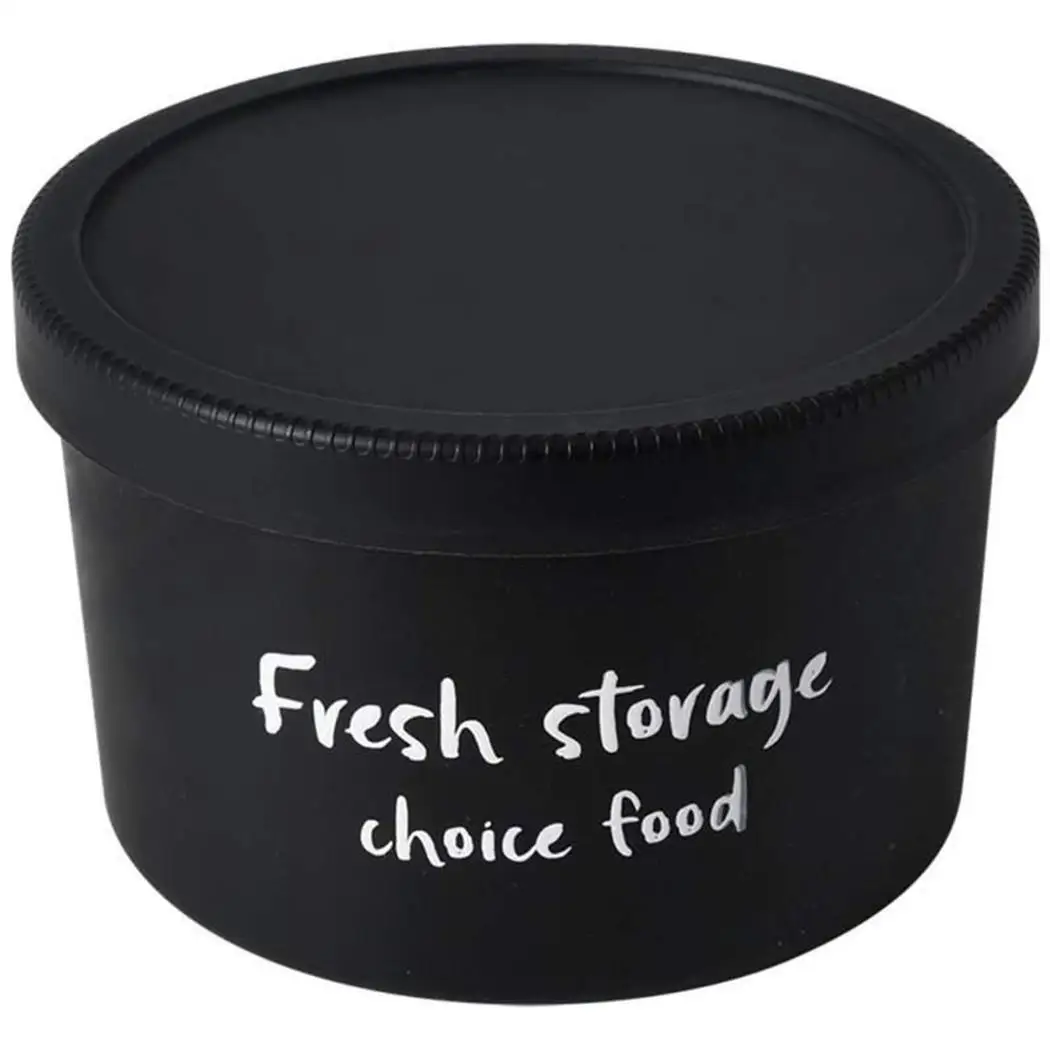 Sealed Cans Food Grain Refrigerator Storage Tanks Kitchen Letter White Black Box | Дом и сад