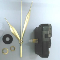 wholesale 100 set shaft 16 5mm mute quartz clock movement for clock mechanism repair diy clock parts accessories