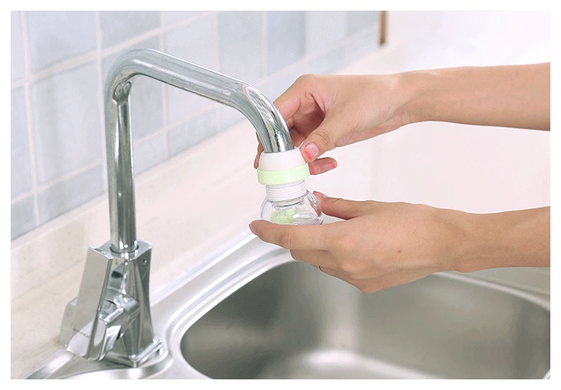 Бытовой кухонный кран брызгозащищенный насадка для рта удлиненный фильтр может поворачиваться кран для душа водосберегающее устройство Ha