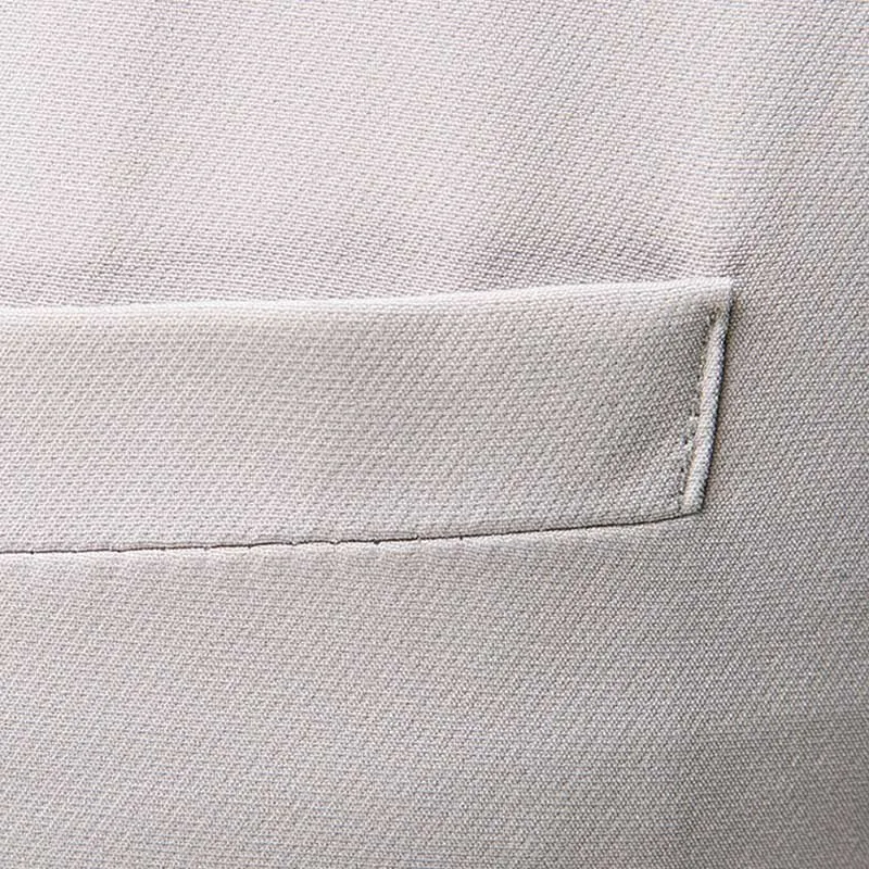 Мужской деловой Повседневный жилет Мужская модная трендовая однобортная