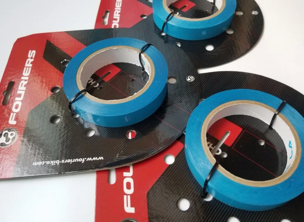 Fouriers MTB дорожный велосипед бескамерный обод лента 19 мм 22 мм 24 мм 28 мм 33 мм x 50 м трубы синий Навальный рулон вакуумная шина лайнер велосипедная лента