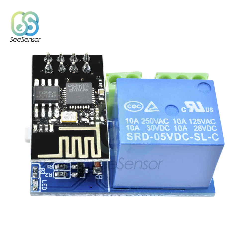 Релейный модуль ESP8266 5 в 1 канал Wi-Fi для умного дома беспроводная плата реле