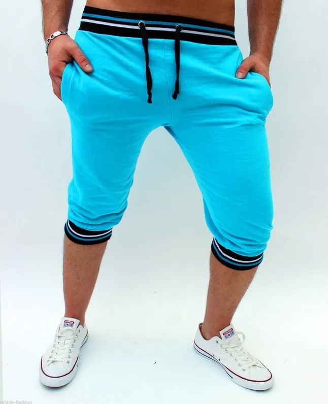 Новинка 2019 модные хлопковые шорты мужские летние повседневные Бермуды-шаровары