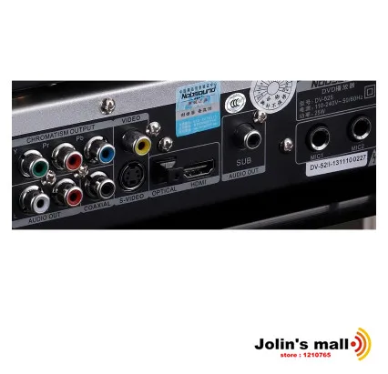 Новое обновление DV-525 Высокое качество DVD/CD/USB/APE плеер выходной сигнал коаксиальный/Оптика/RCA/HDMI/S-Video розетки 110-240 В/50 Гц
