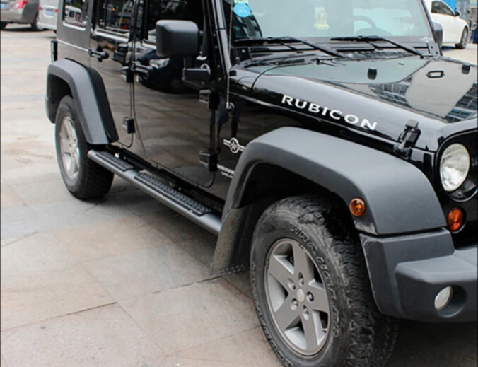 Неограниченная дверь из нержавеющей стали для JEEP Wrangler 4 2008 2009 2010 2011 2012 2013 2014 2016 2017