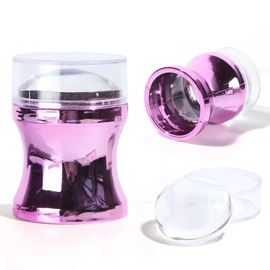 3 шт. наборСиликоновый штамп для ногтей металлическая ручка скребок иштамп