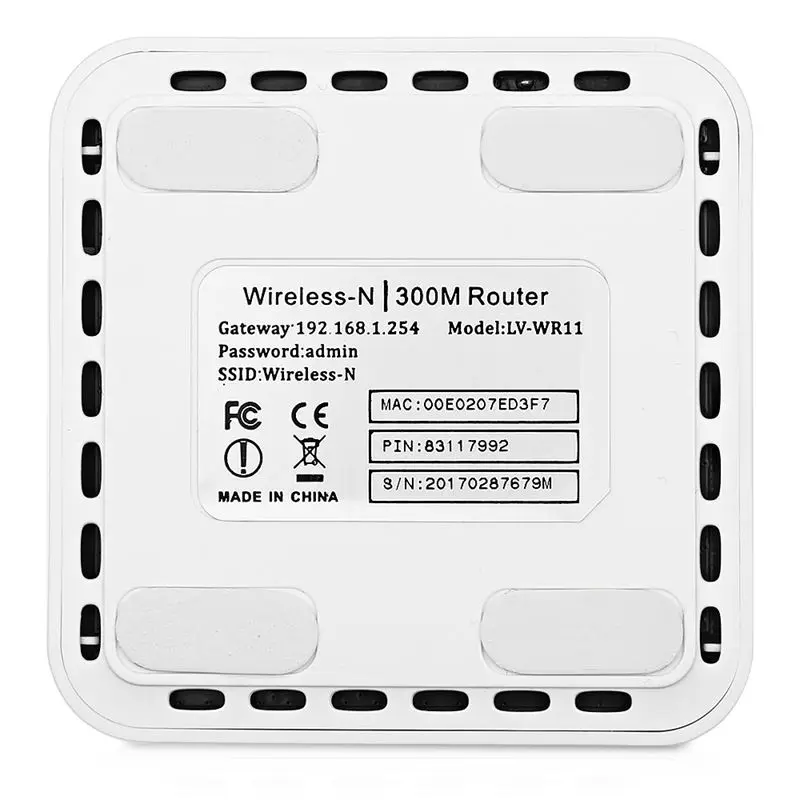 300Mbps Wireless Router/Repeater/Ap/Wps Wifi Range Extender Mini Dual Network Built-In Antenna With 2 Port Wi-Fi Us Plug | Компьютеры и
