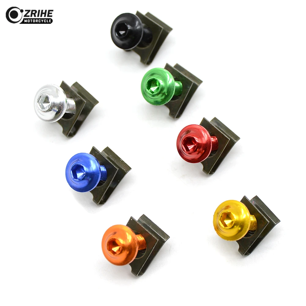 10 шт 6 мм Универсальный обтекатель средства ухода за кожей работы Болты Винты