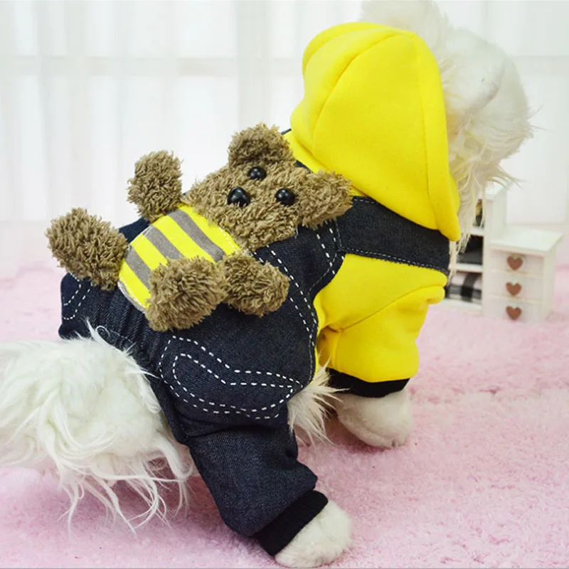 Новый хлопковый костюм с буквенным принтом кота и собаки теплая зимняя одежда