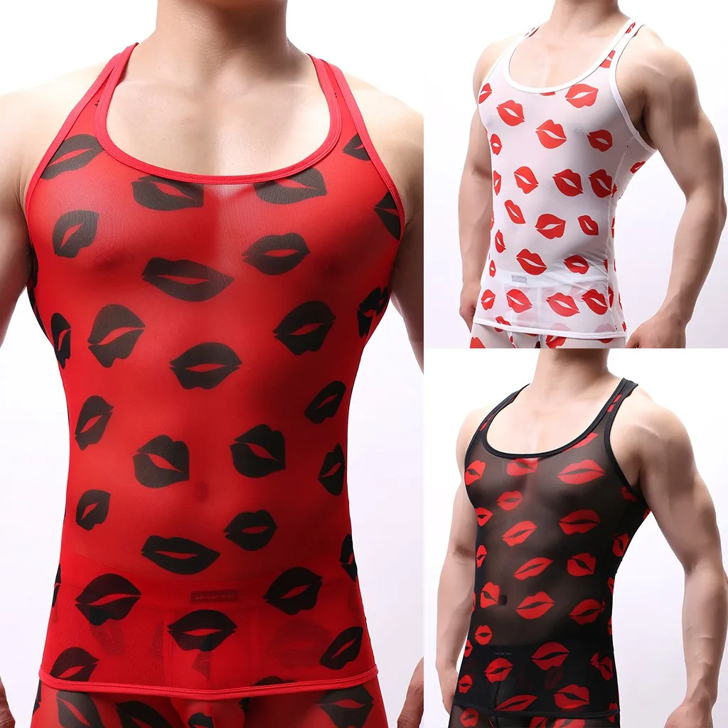 Новинка 2019 стильная мужская одежда мужской сексуальный жилет без рукавов