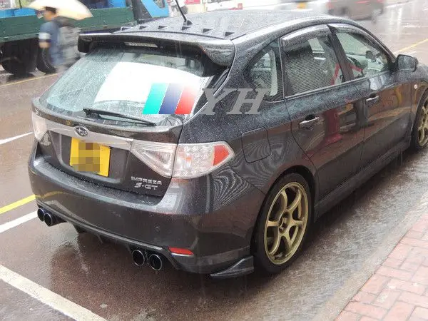 Высококачественный спойлер на заднюю крышу для Subaru Impreza WRX STI X 10 2008 2011|carbon fiber|real