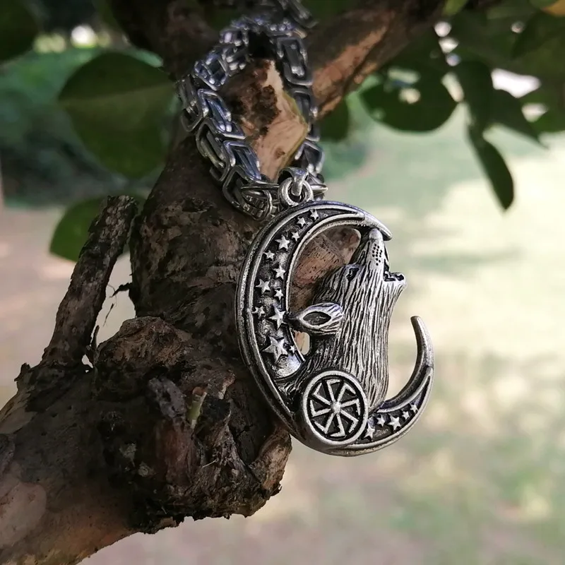 Прямая доставка Коловрат волк ожерелье для мужчин норвежский викинг в виде