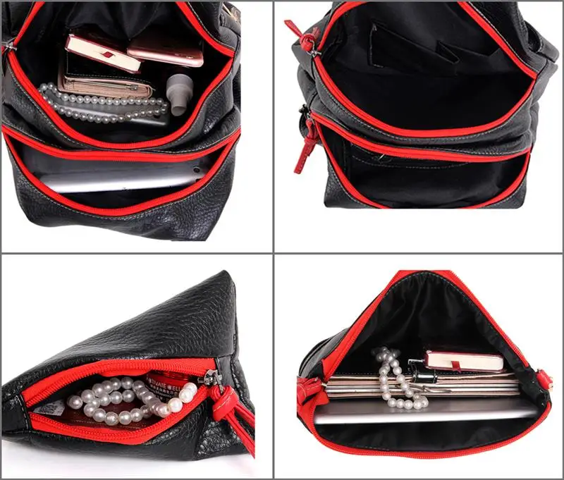 Женский рюкзак в винтажном стиле листьев сумка 3 комплекта Многофункциональный