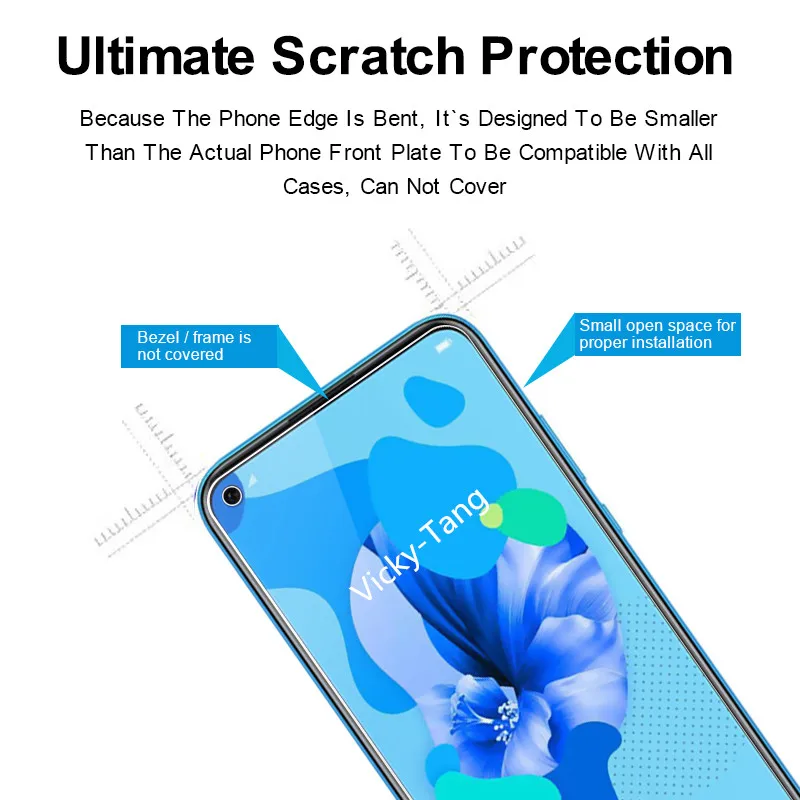 2.5D 9H Защита экрана для huawei p20 lite 2019 закаленное стекло на телефон защитная пленка
