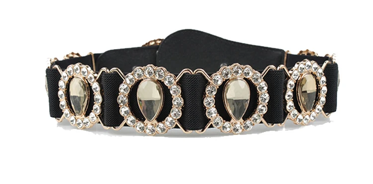 Роскошный дизайнерский женский пояс эластичный широкий Bling Стразы инкрустация Бабочкой Пряжка из сплава гладкая поверхность поясной ремень Femme