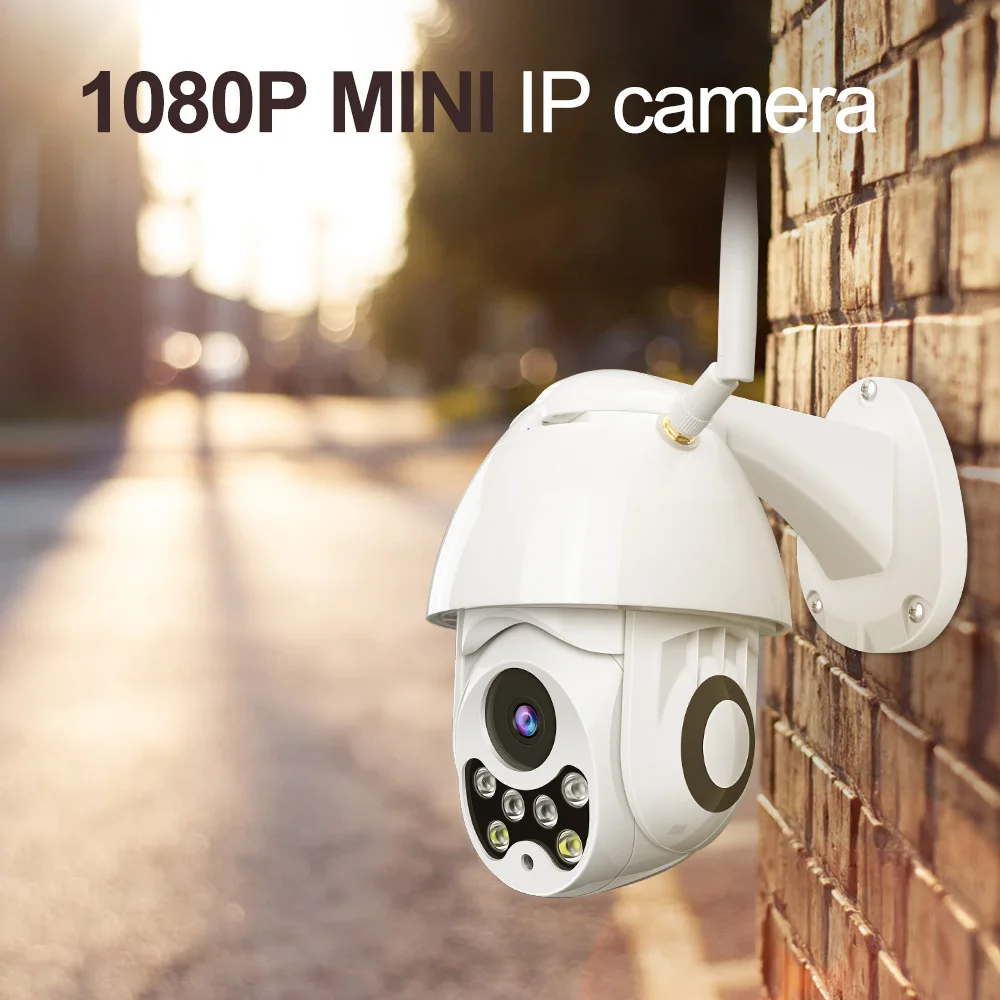 Luowice 2MP CCTV камера Открытый Водонепроницаемый Wifi 4 мм Автофокус полноцветная сеть