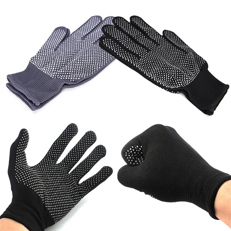 

HOT 1Pair Hair Straightener Perm Curling Hairdressing Heat Resistant Finger Gloves