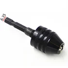 Универсальный многофункциональный сверлильный патрон без ключа 0,3-6,5 мм, шестигранный хвостовик 4 дюйма, быстросменный адаптер для электрической шлифовальной машины